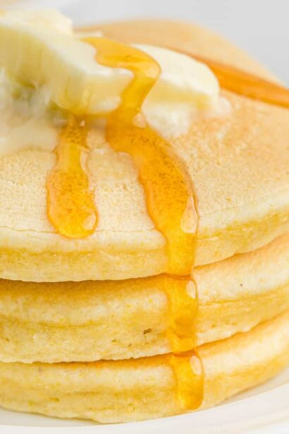 Pancakes à la farine de maïs