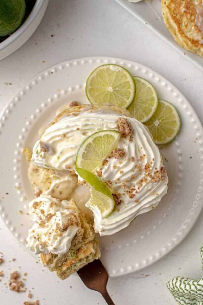 Pancakes façon Key Lime Pie