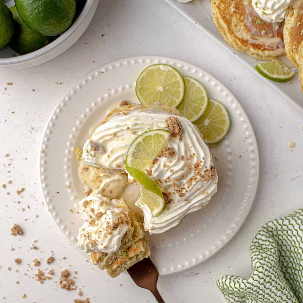 Pancakes façon Key Lime Pie