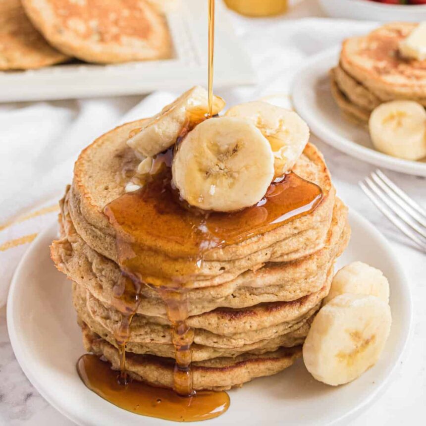 Pancakes au pain de banane