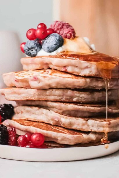 Pancakes aux framboises – Un délice naturellement sucré !