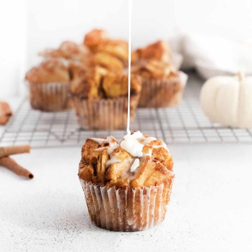 Muffins façon Monkey Bread à la courge et brioches à la cannelle