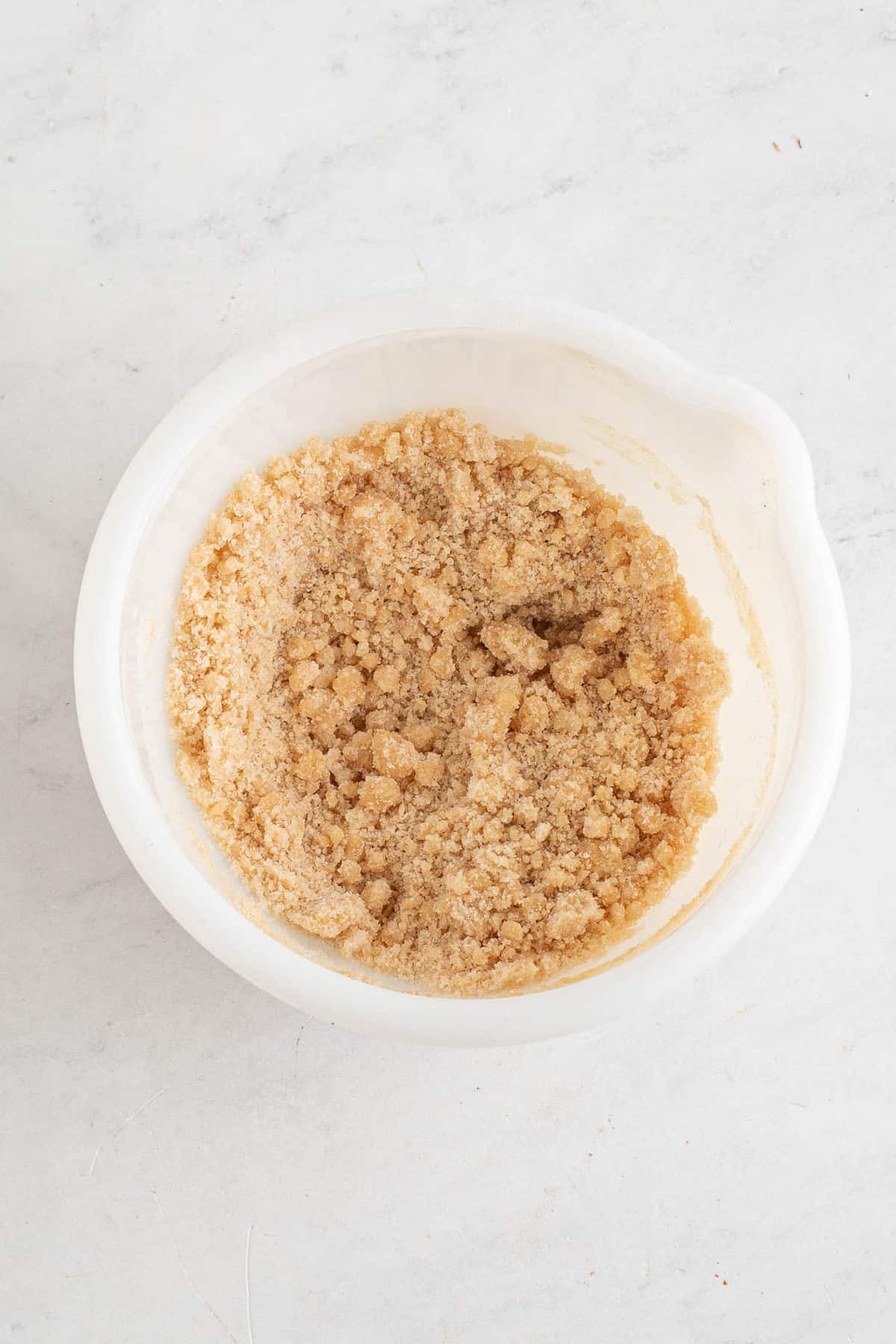Mélange de streusel.