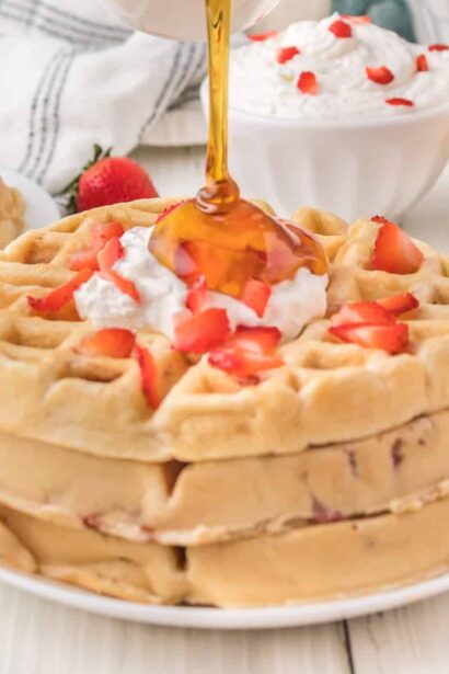 Gaufres aux Fraises