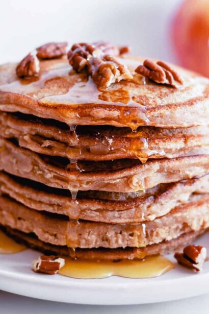 Pancakes à la compote de pommes