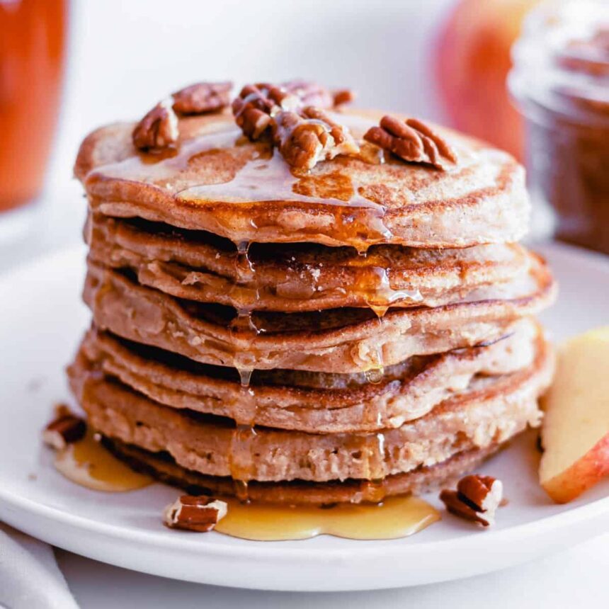 Pancakes à la compote de pommes