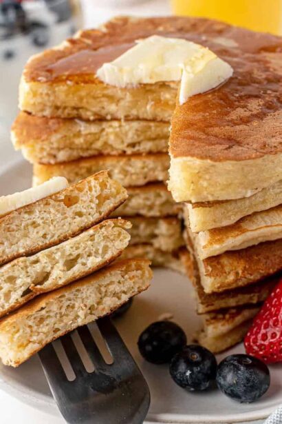 Pancakes au Yaourt Grec