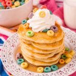 Pancakes aux Froot Loops